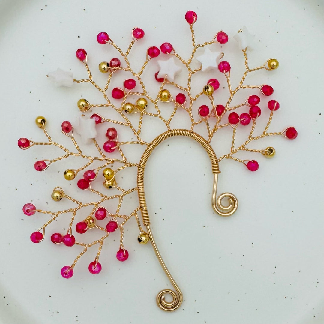 Estrella Rosa Earcuff