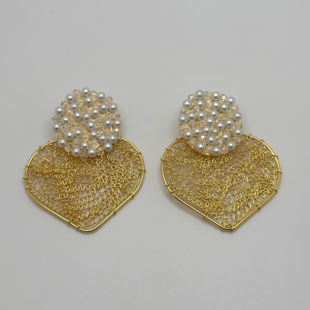 Love Pearl Wish Earrings