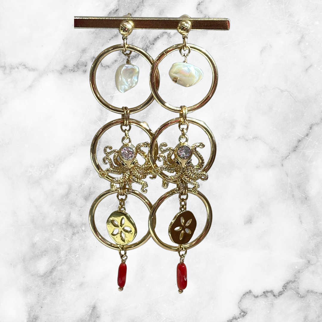 Pulpo Summer Earrings