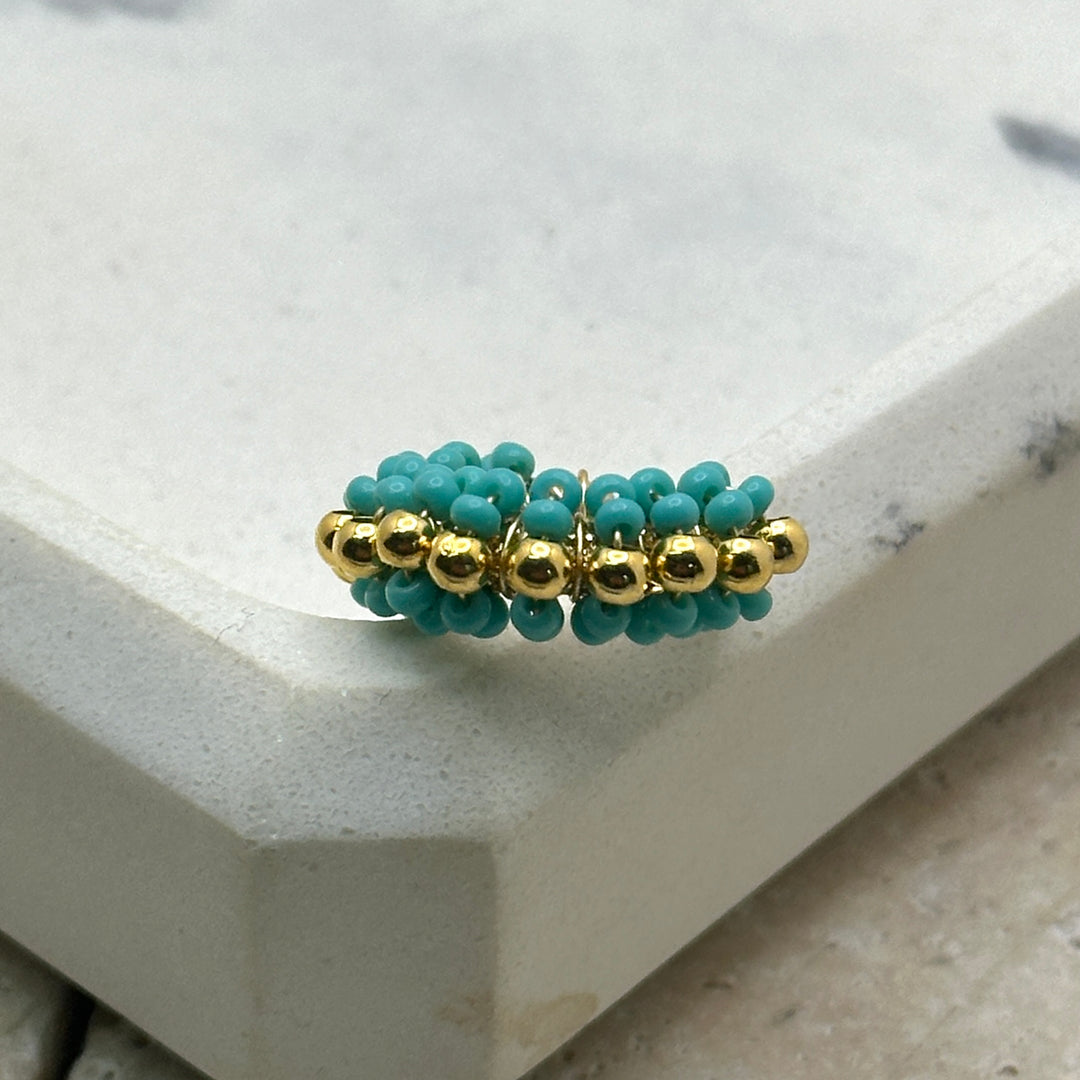 Blue & Gold Sky Earcuff