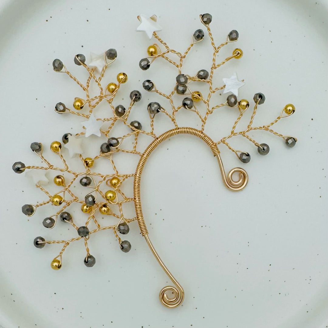 Estrella Gris Earcuff