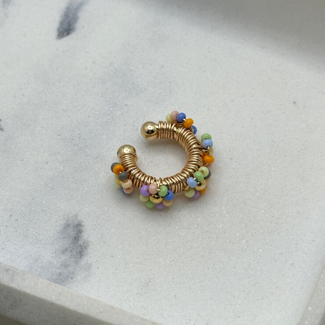 July Flowers Earcuff