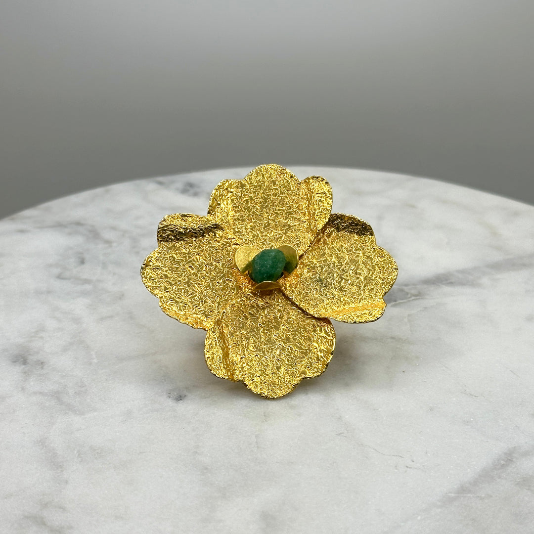 La Flor Esmeralda Ring