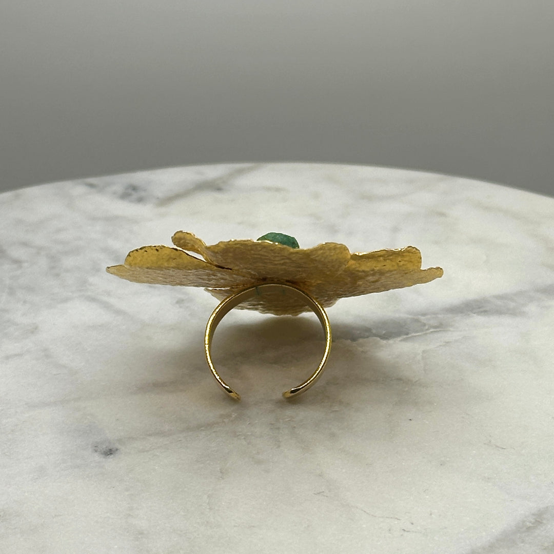 La Flor Esmeralda Ring