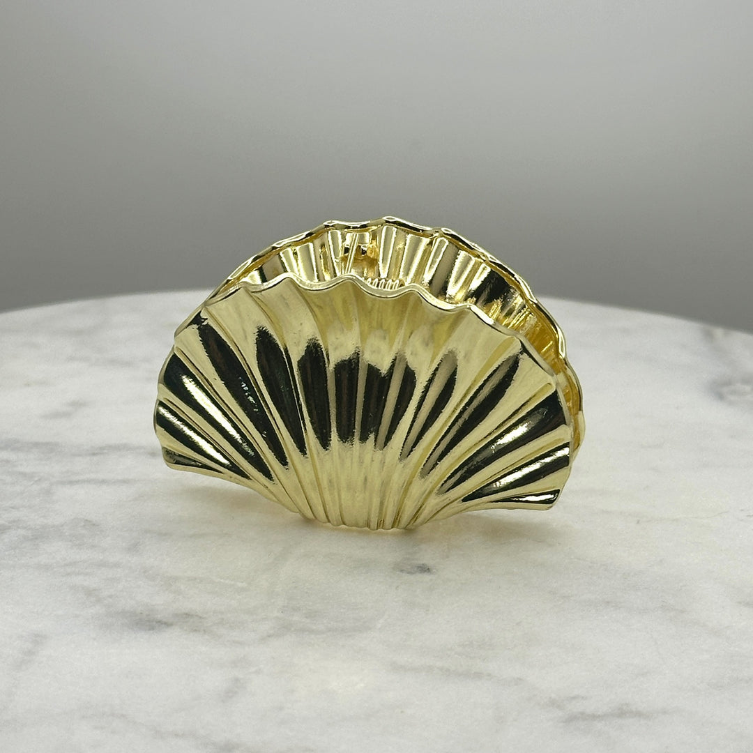 Gold Caracol Hair Clip