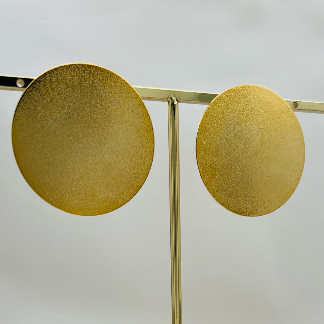 Circular Gold Earrings
