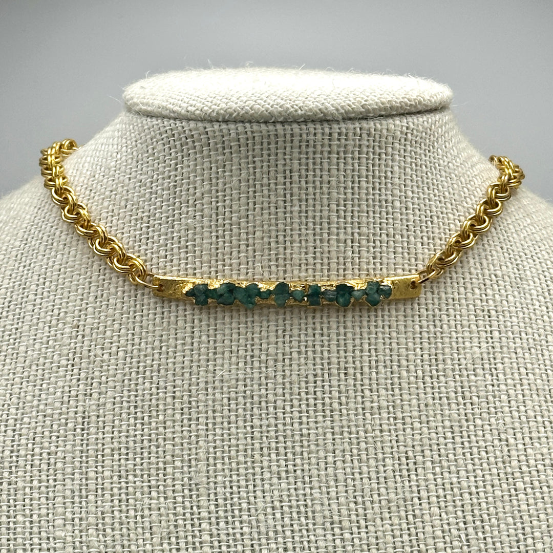 Carlota Esmeralda Choker Necklace