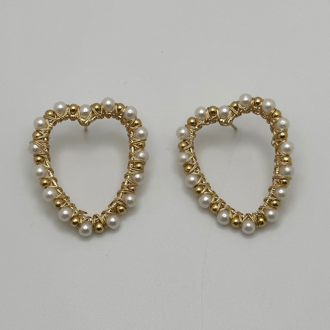 Pearl Love Studs