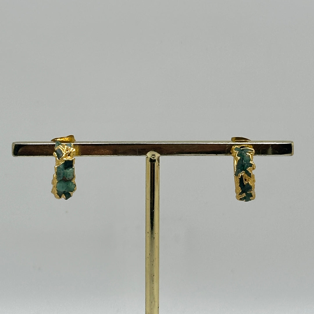 Monaco Esmeralda Small Hoops
