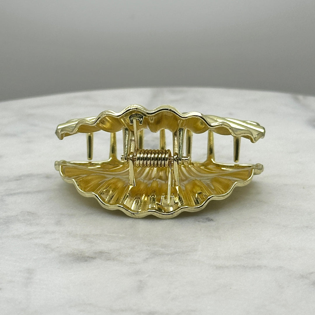 Gold Caracol Hair Clip