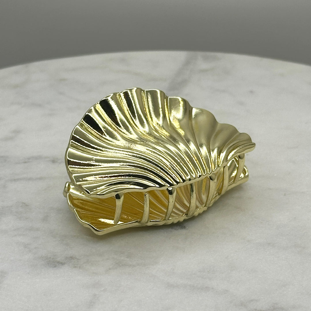 Gold Caracol Hair Clip