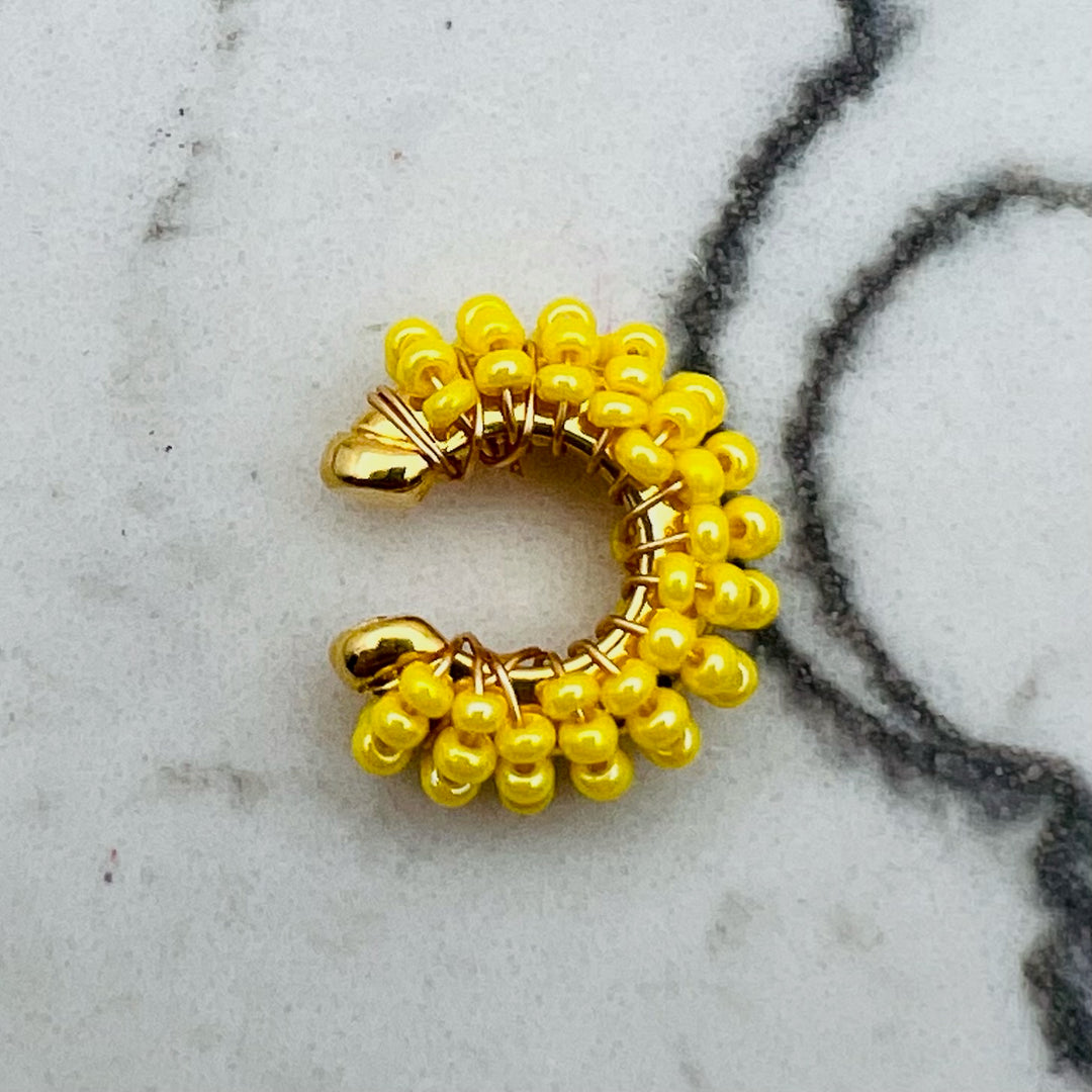 Lola Yellow Earcuff