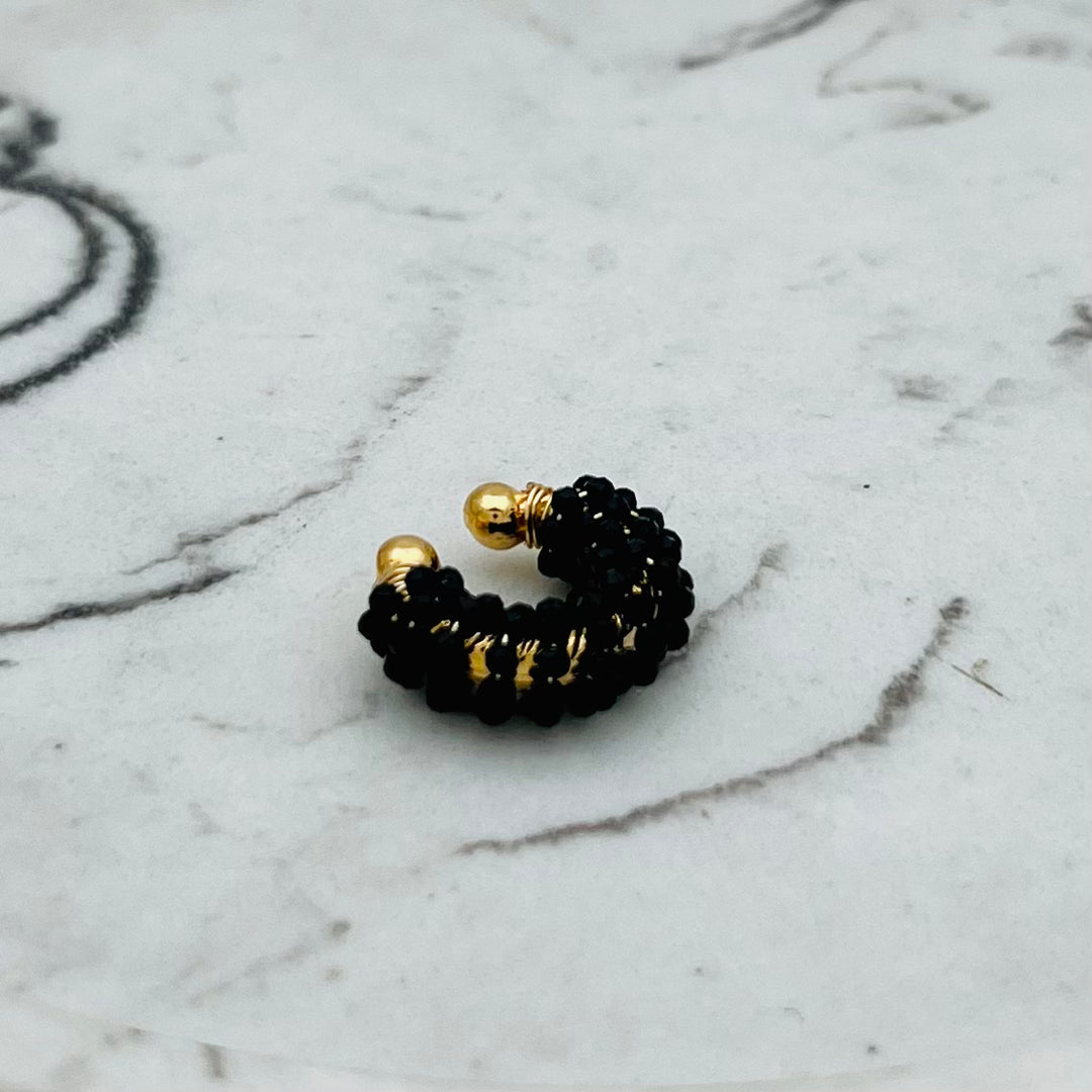 Black Mini Earcuff