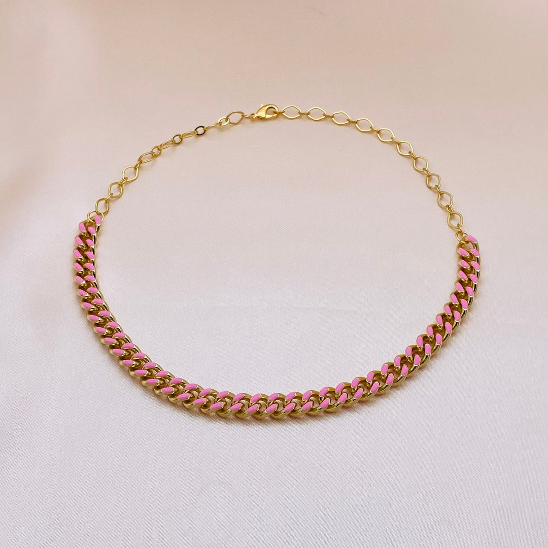 Pink Neon Choker