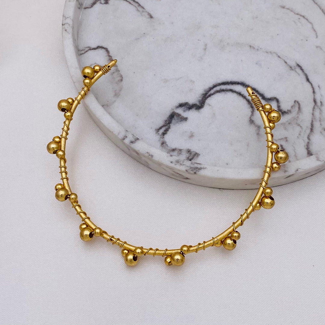 Gold Tejido Choker