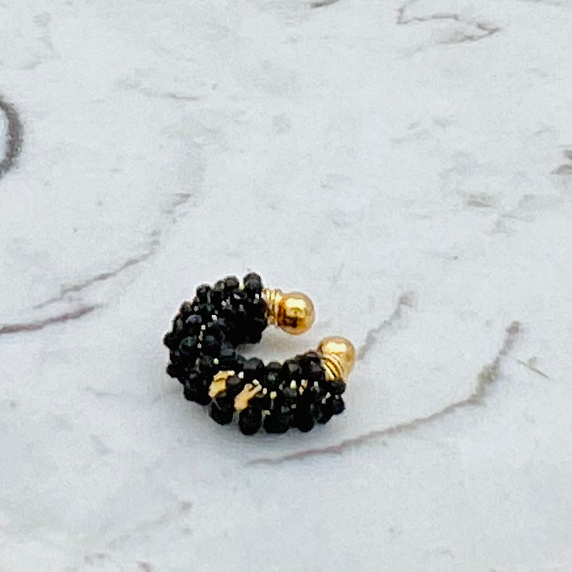 Black Mini Earcuff