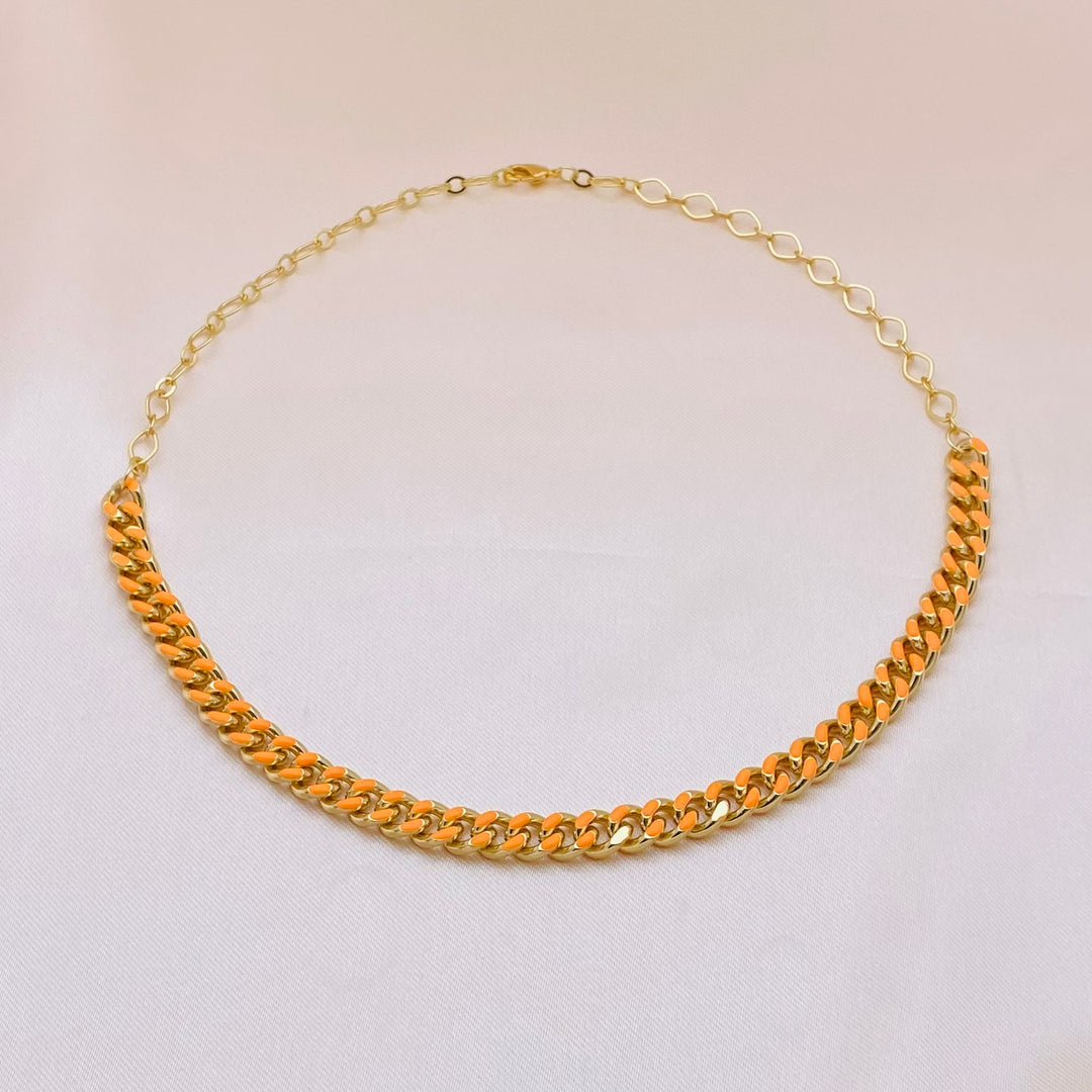 Orange Neon Choker