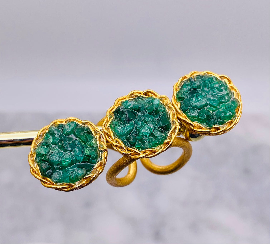 Trio Esmeralda Ring