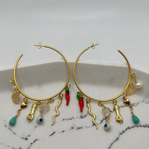 Amulets Hoops
