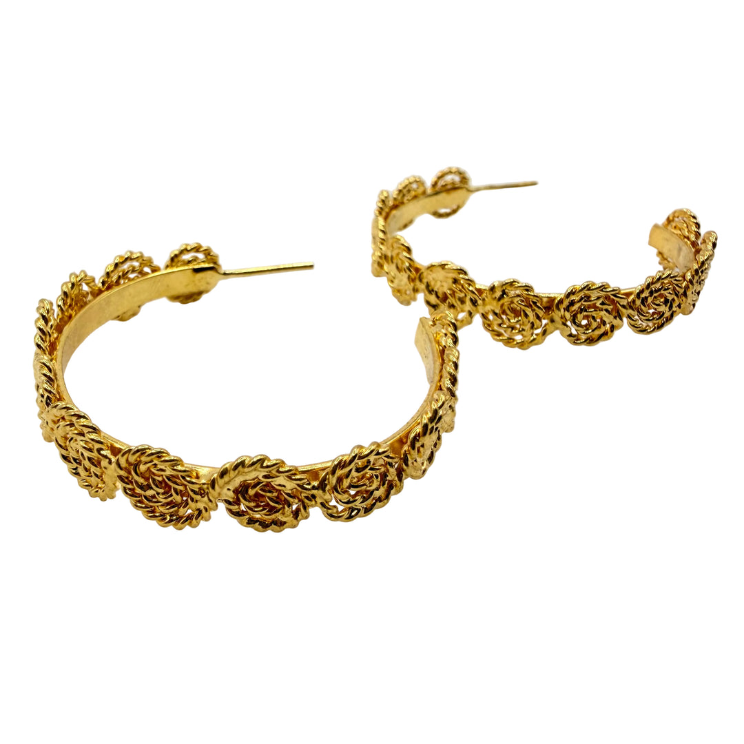 Eterna hoop earrings