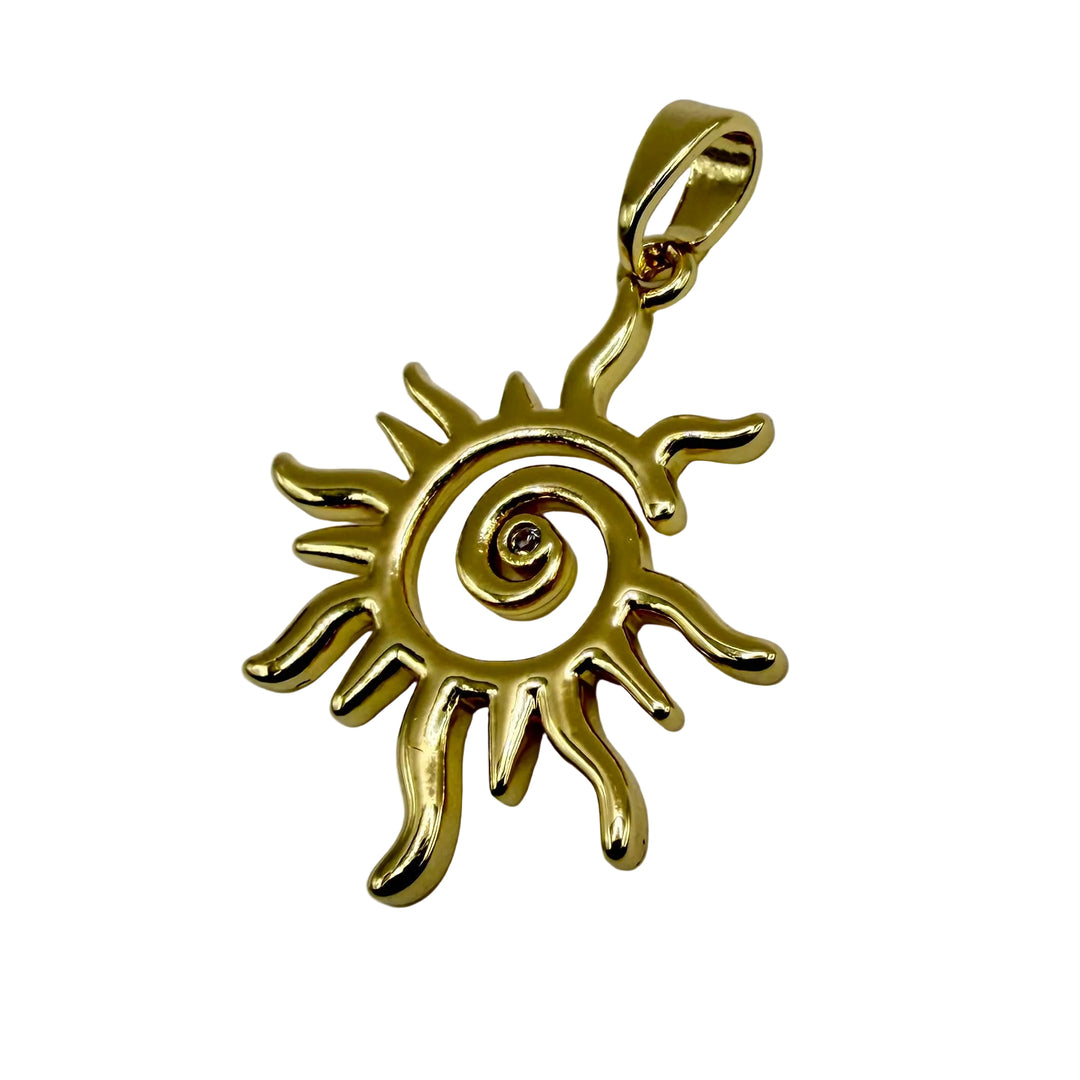 Golden sun charm