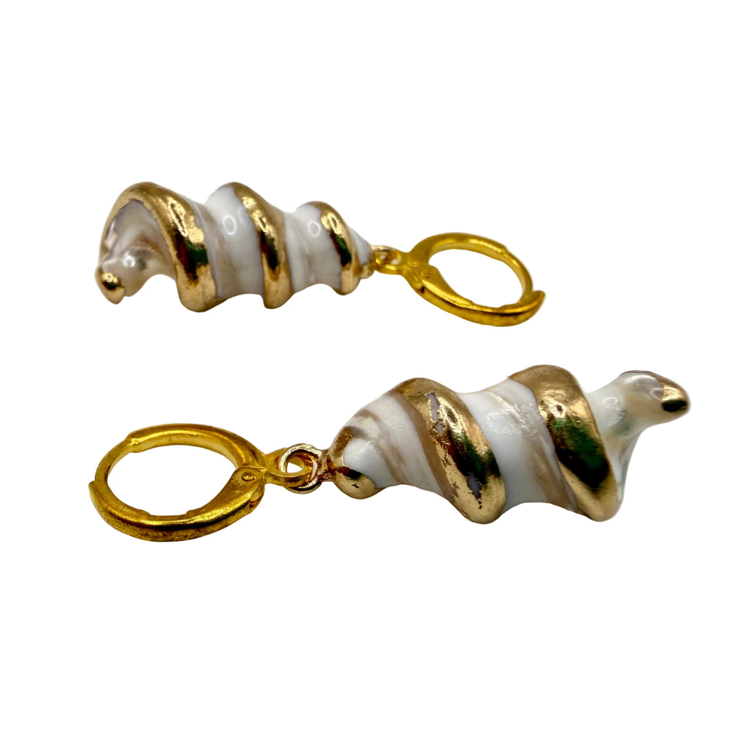 Golden tide earrings