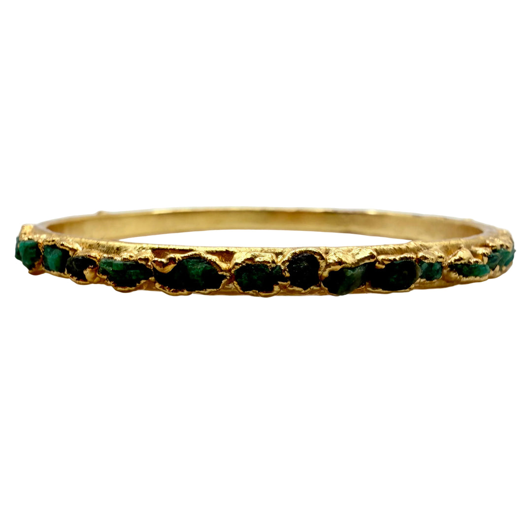 Emerald hoop Bracelet