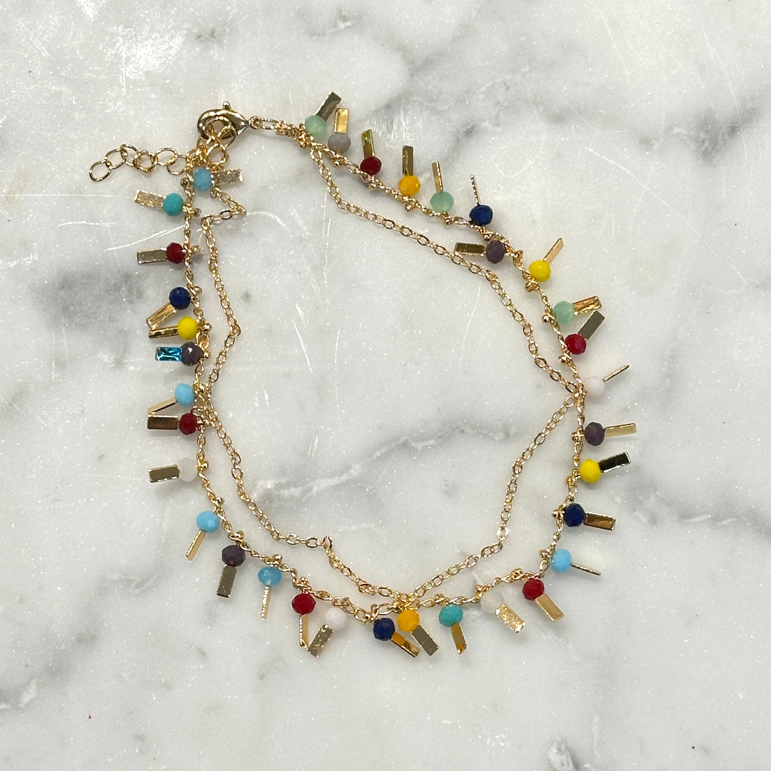 Poppy Anklet