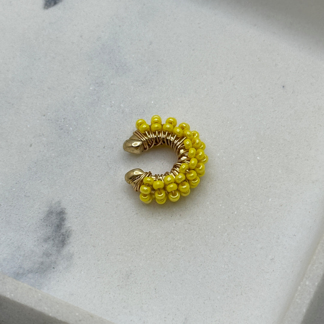 Lola Yellow Earcuff