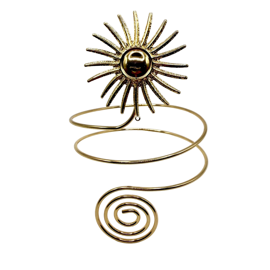 Golden sunburst Arm Cuff