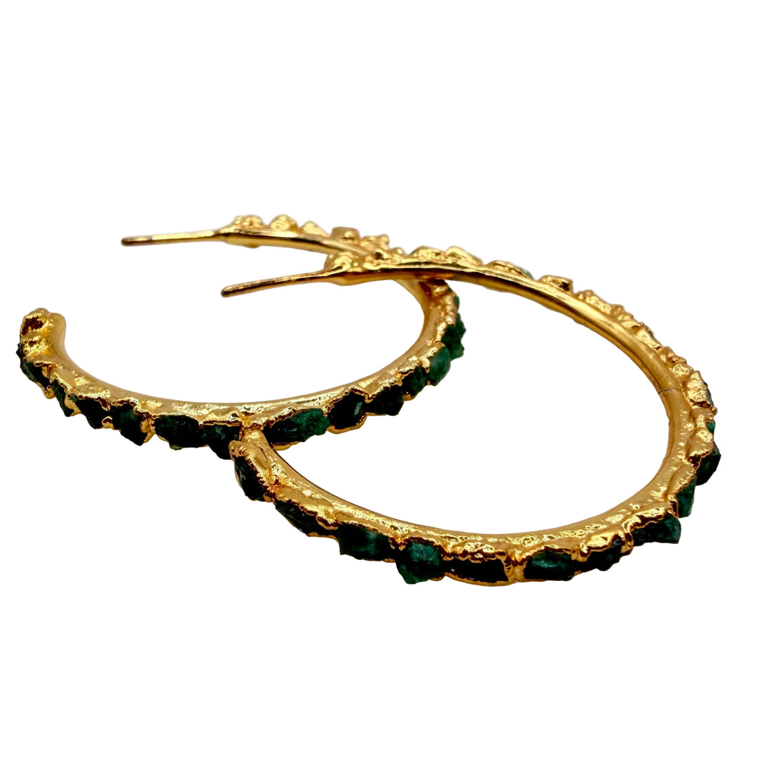Emerald earrings