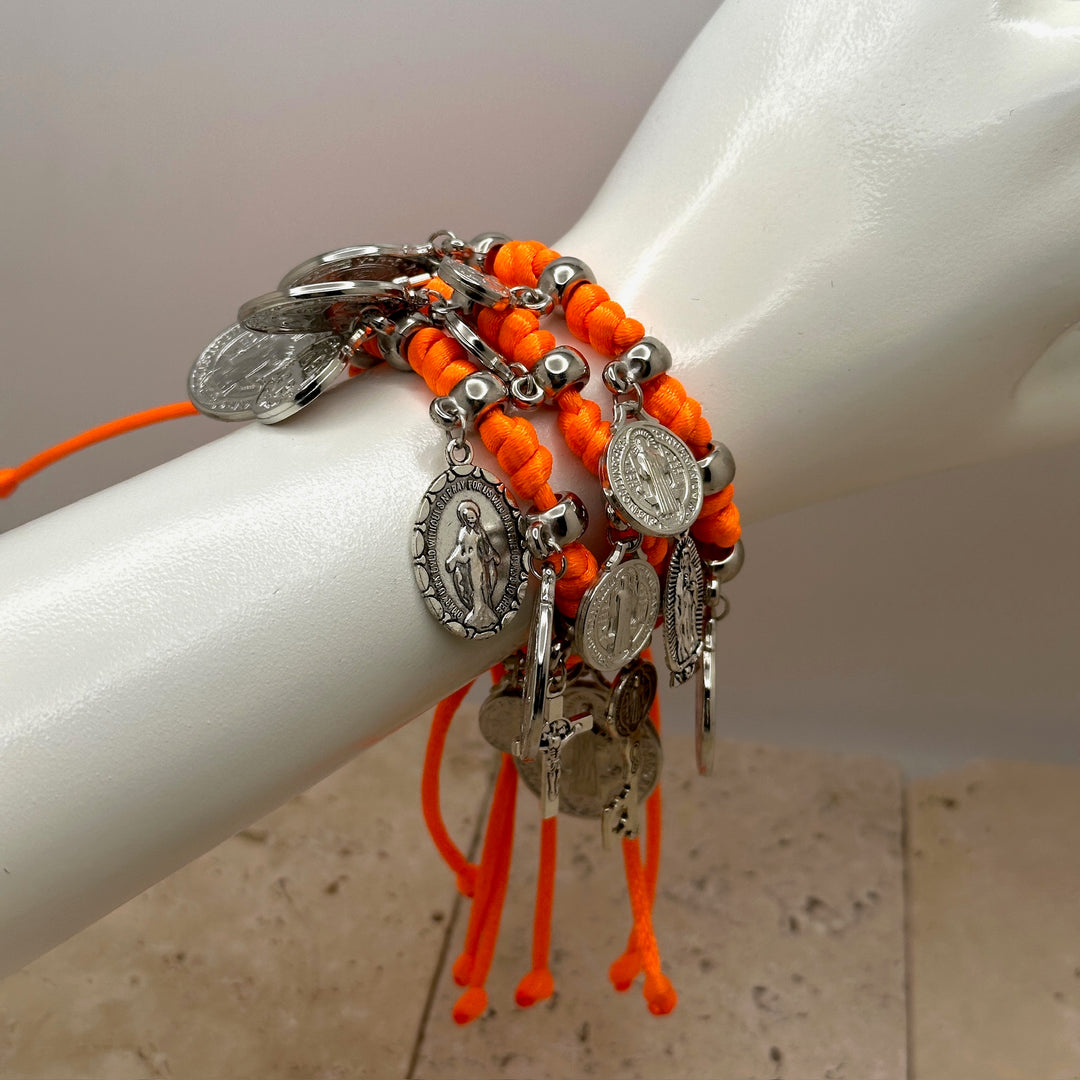 Antonella Orange Bracelets