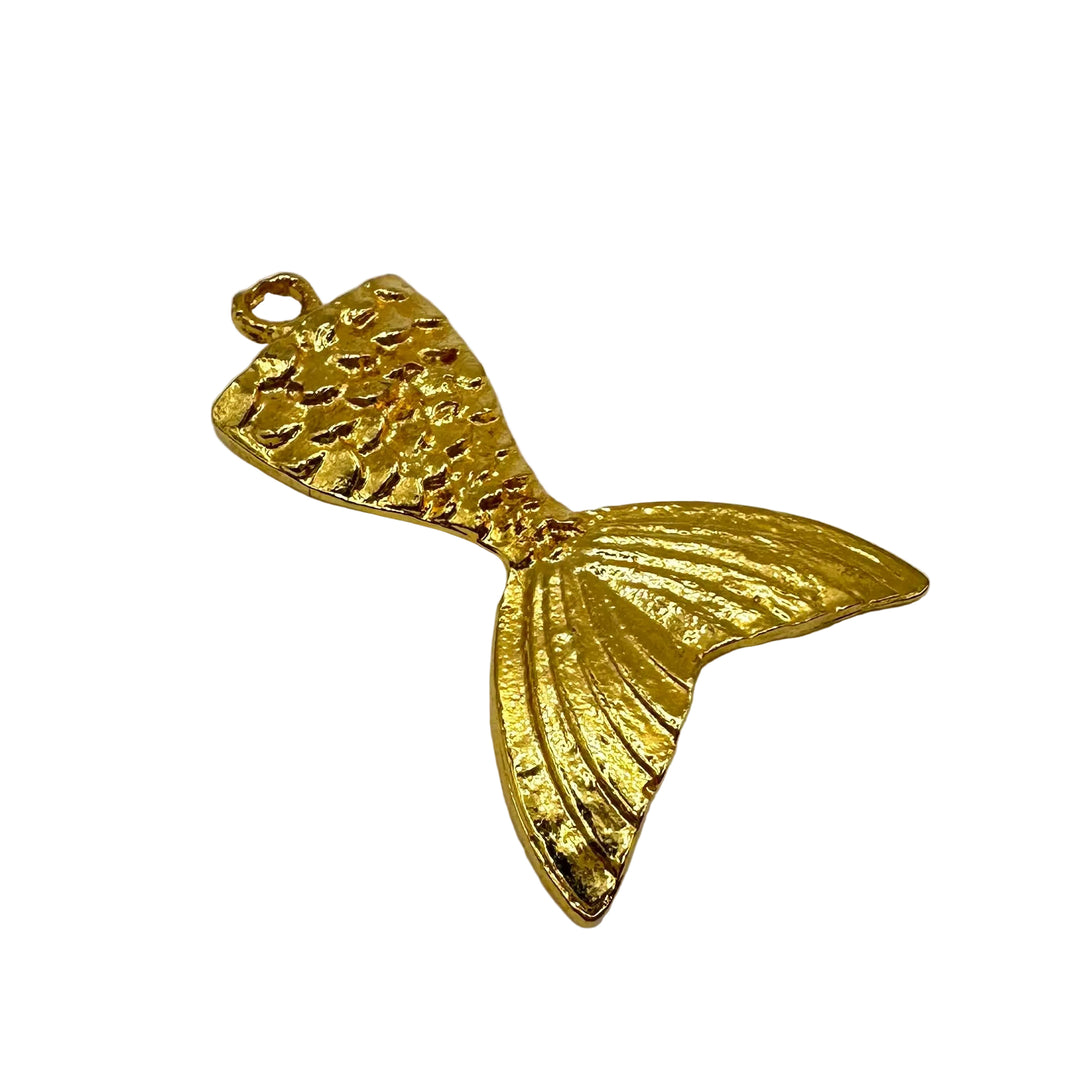 Golden mermaid charm