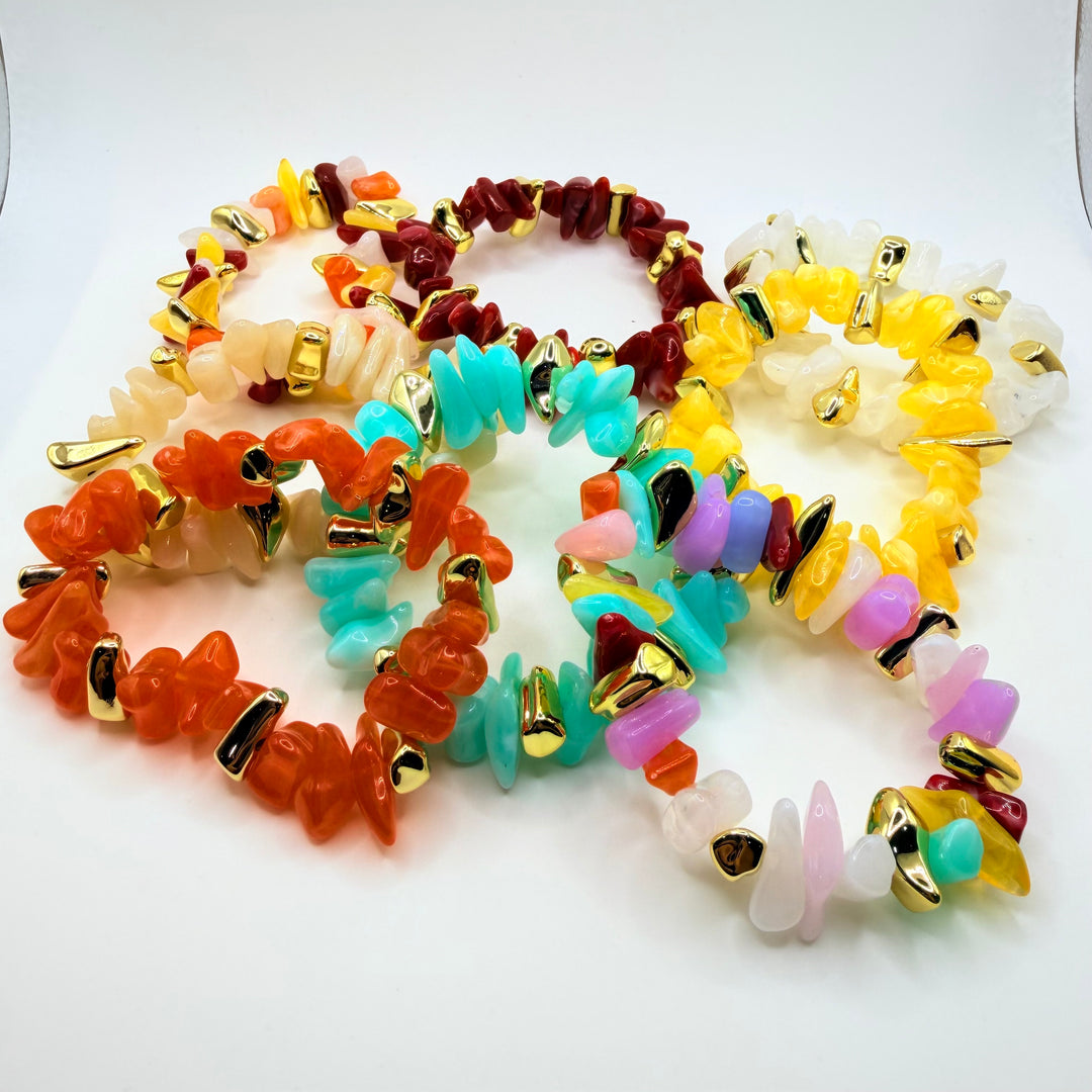 Color stones bracelet