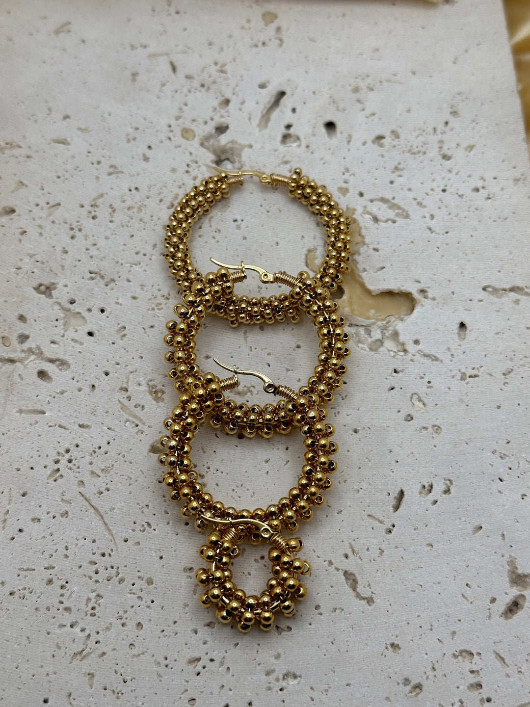 Champagne Small Hoops