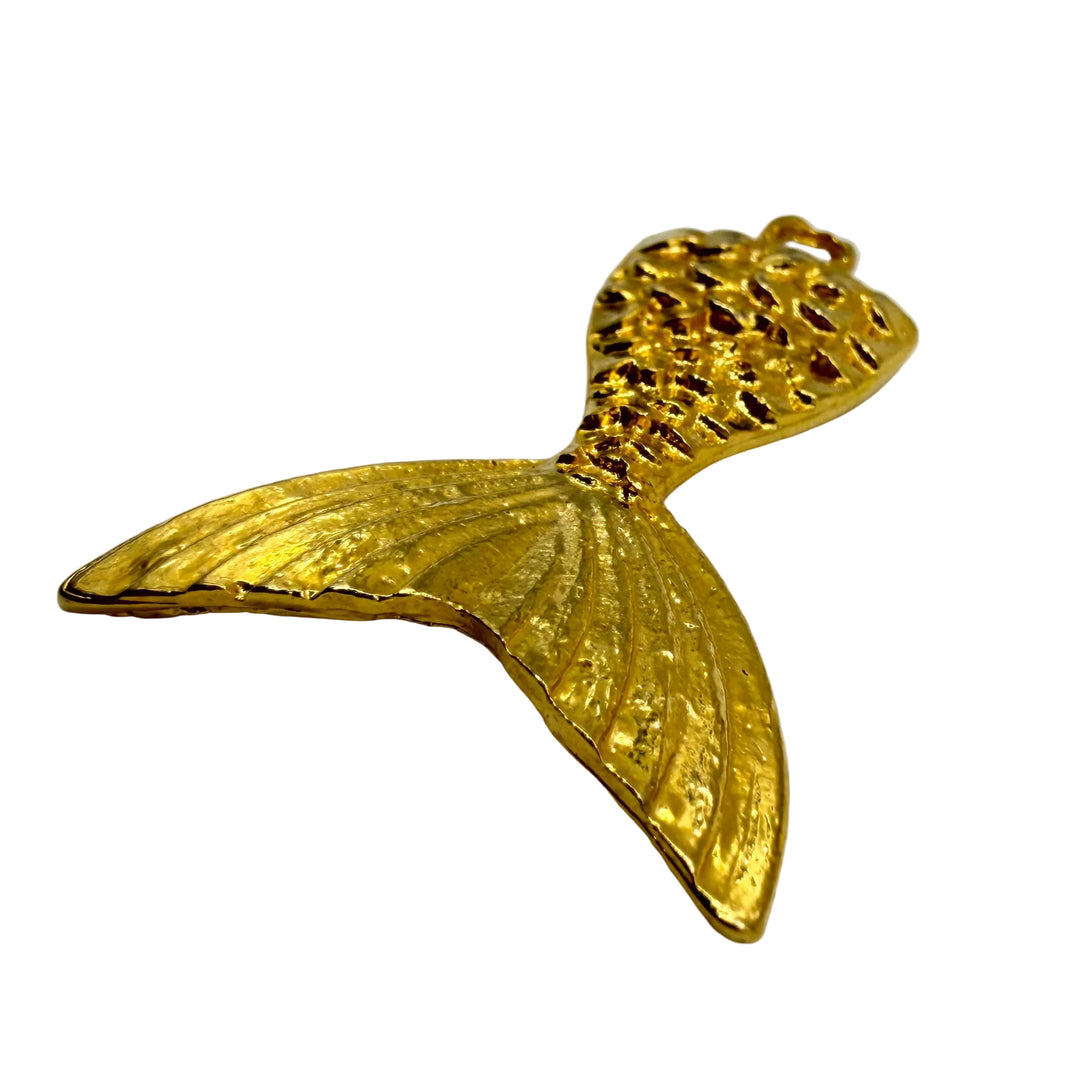 Golden mermaid charm