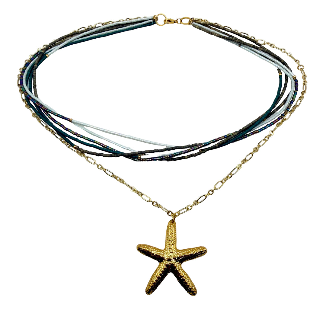Sea Star layering necklace