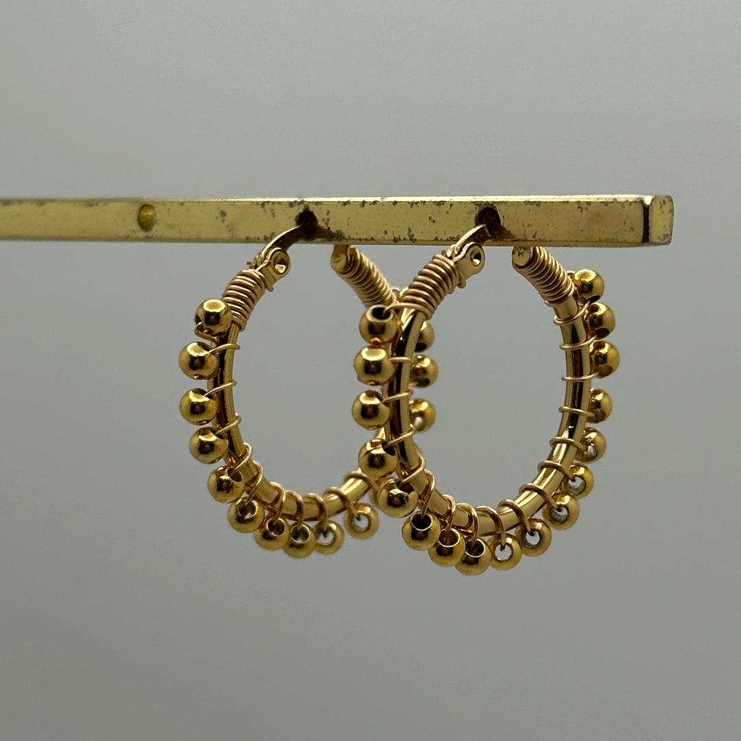 Tejido Gold Hoops M