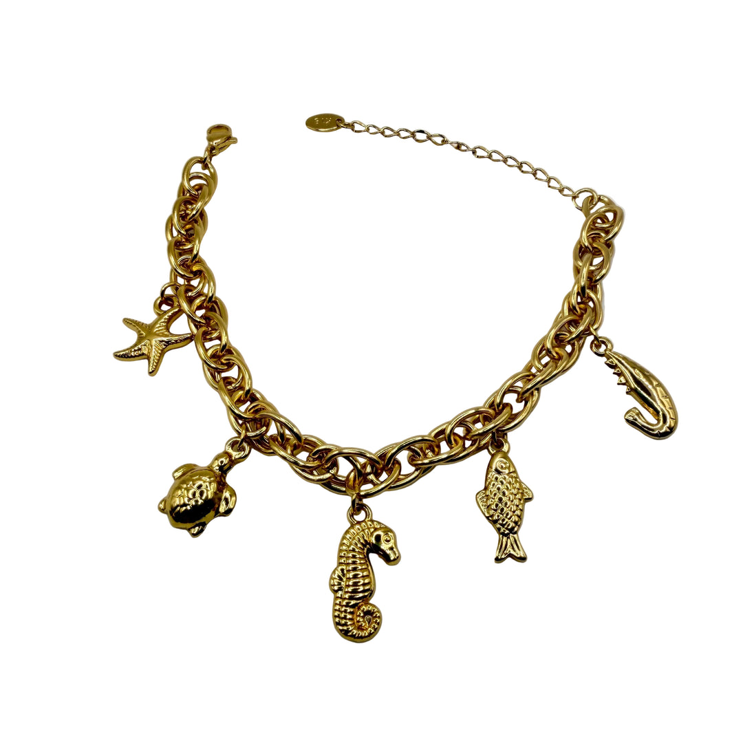 Golden sea bracelet