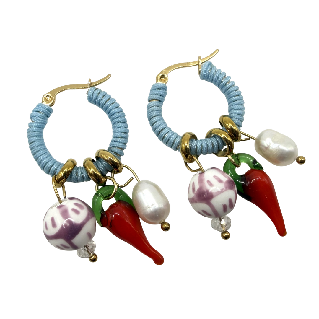 Chili earrings