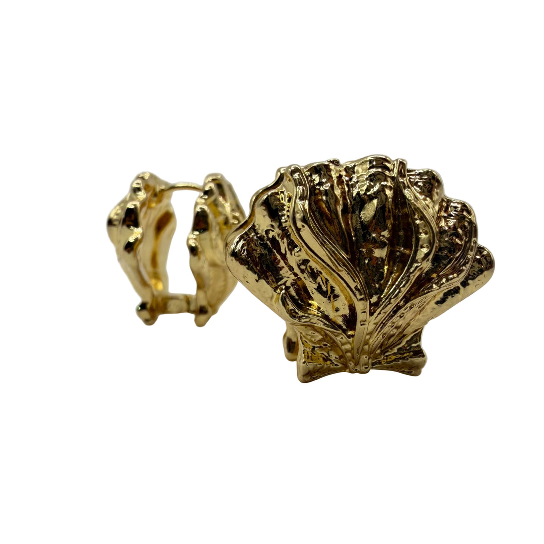 Golden shell Earrings