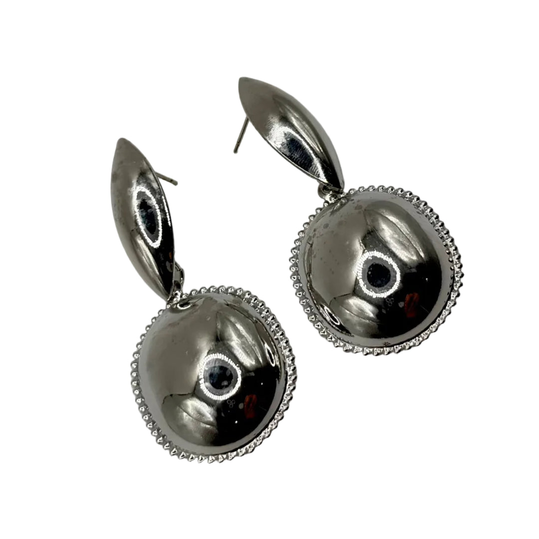 Medallion earrings