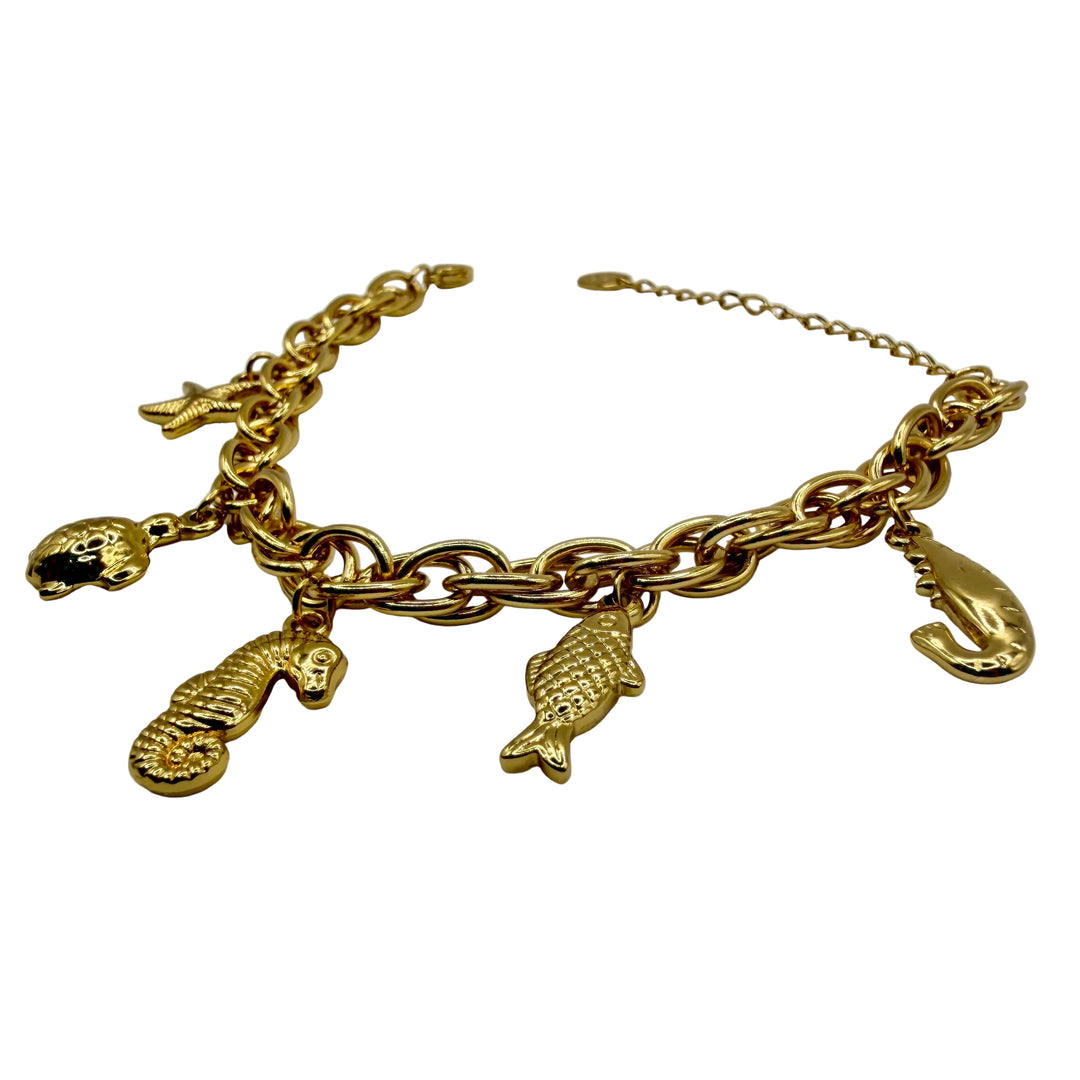 Golden sea bracelet