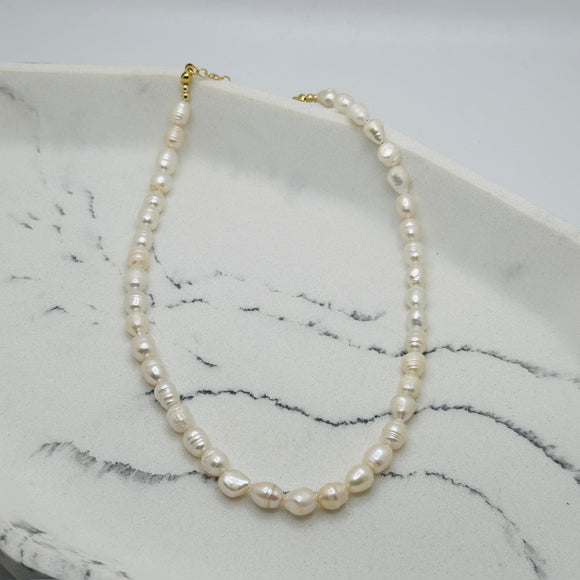 Celestial Pearl B Necklace