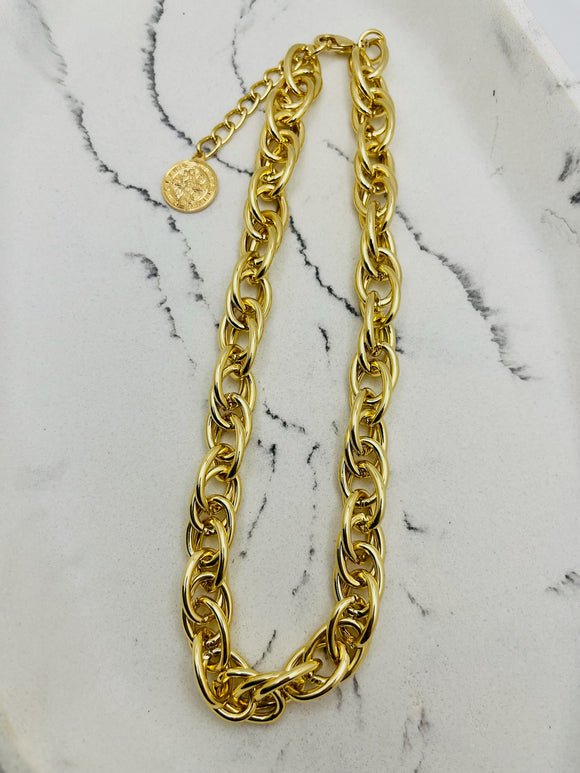 Gold Necklace F