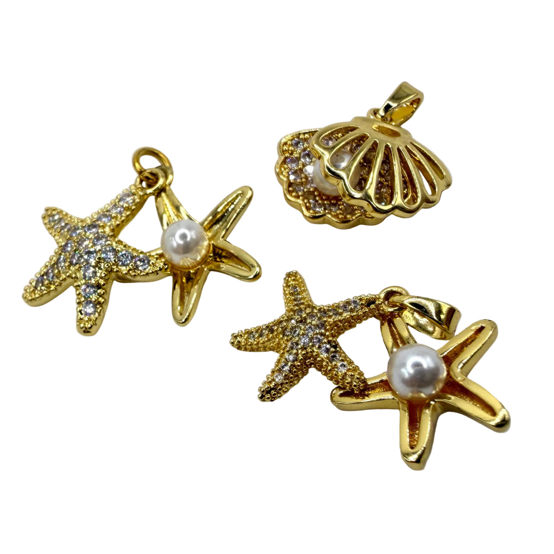 Sea pearl charm