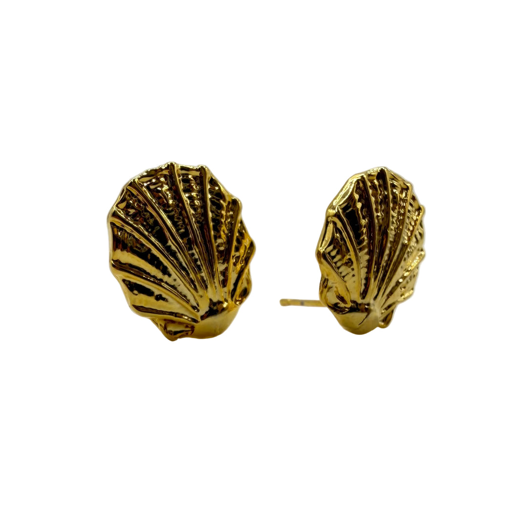 Golden shell studs