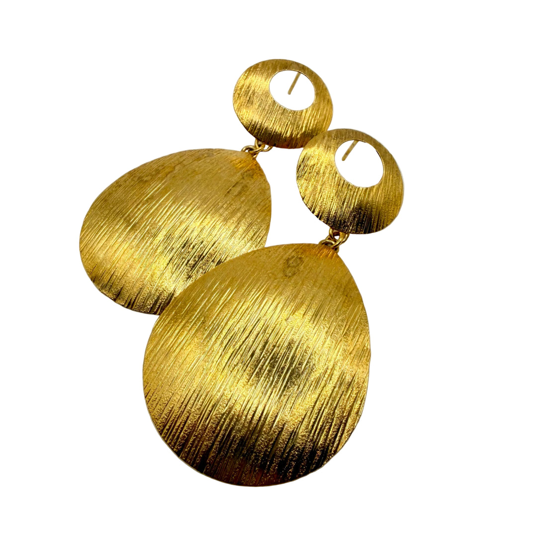 Radiant circle earrings