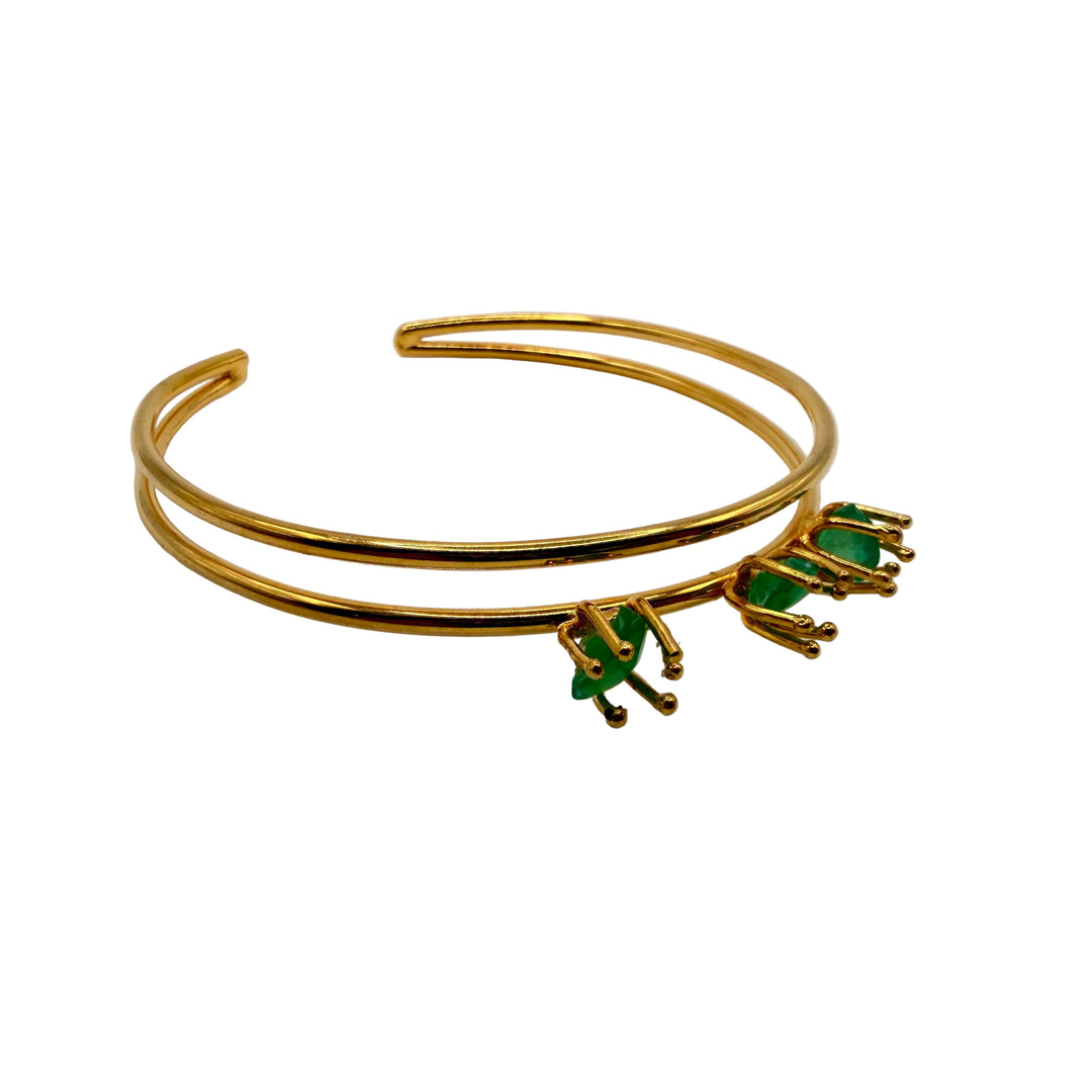 Triple emerald Bracelet