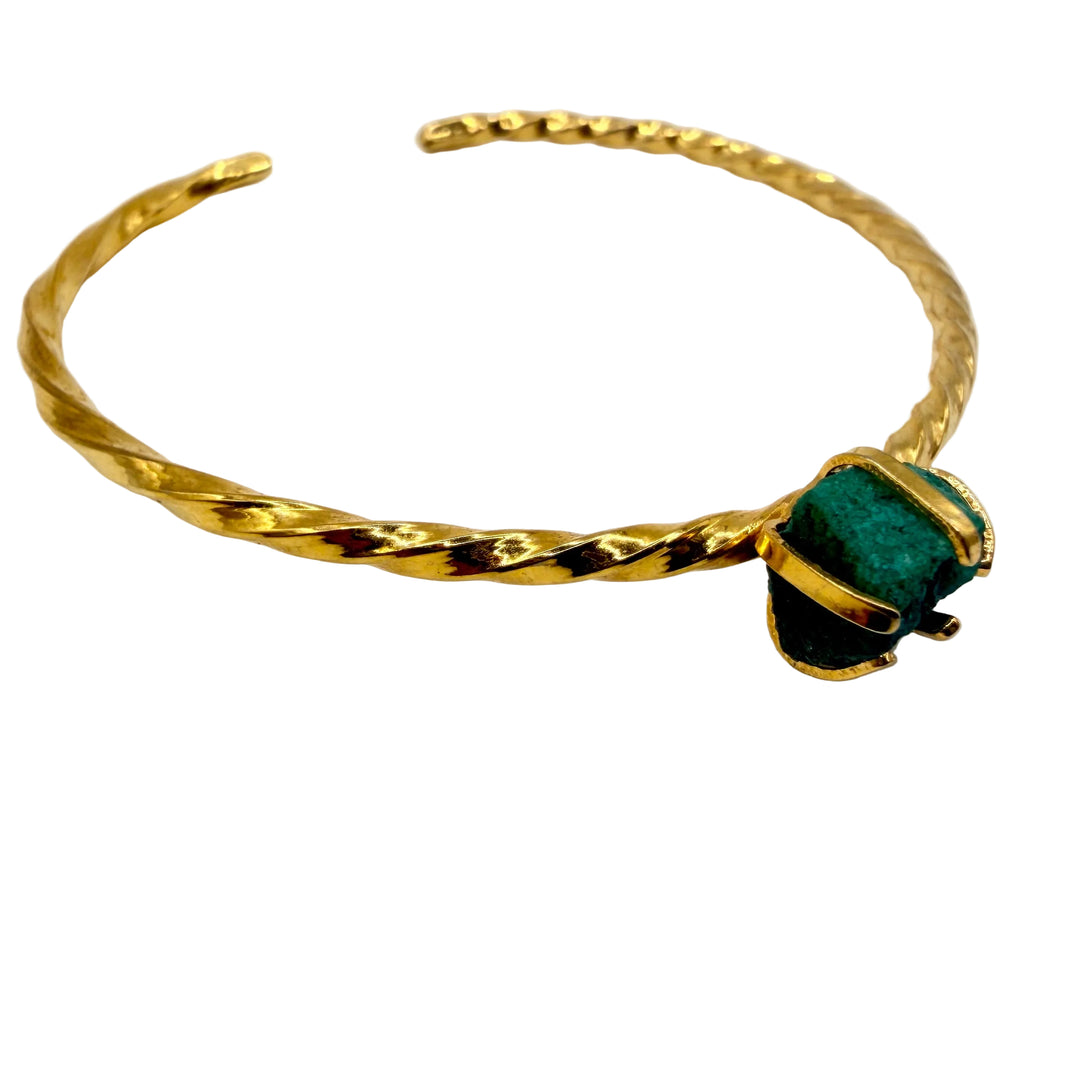 Twisted emerald Bracelet
